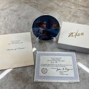 Donald Zolan “Window of Dreams” Mini Collector Plate #68A